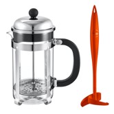 Orange Scoof and Cafetiere